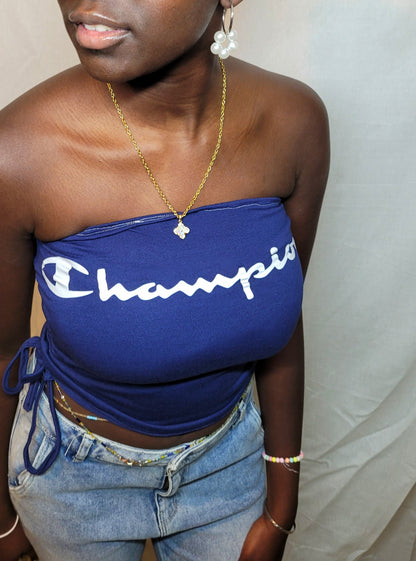 Bustier Champion Bleu