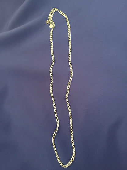 Collier argenté grande maille