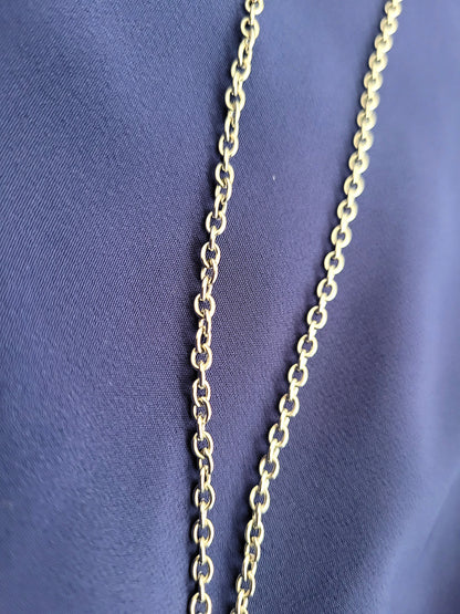 Collier argenté petite maille