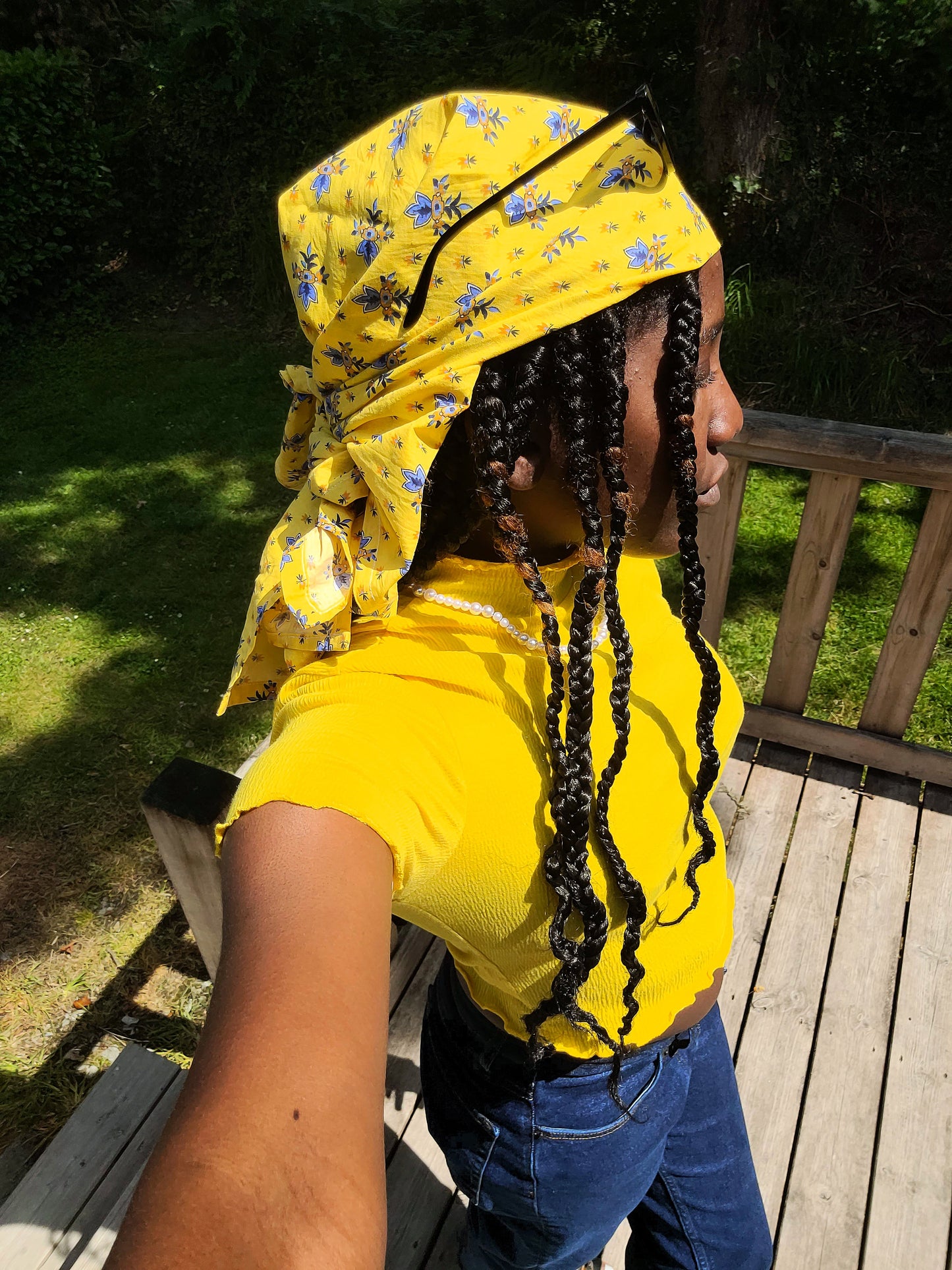 Foulard jaune