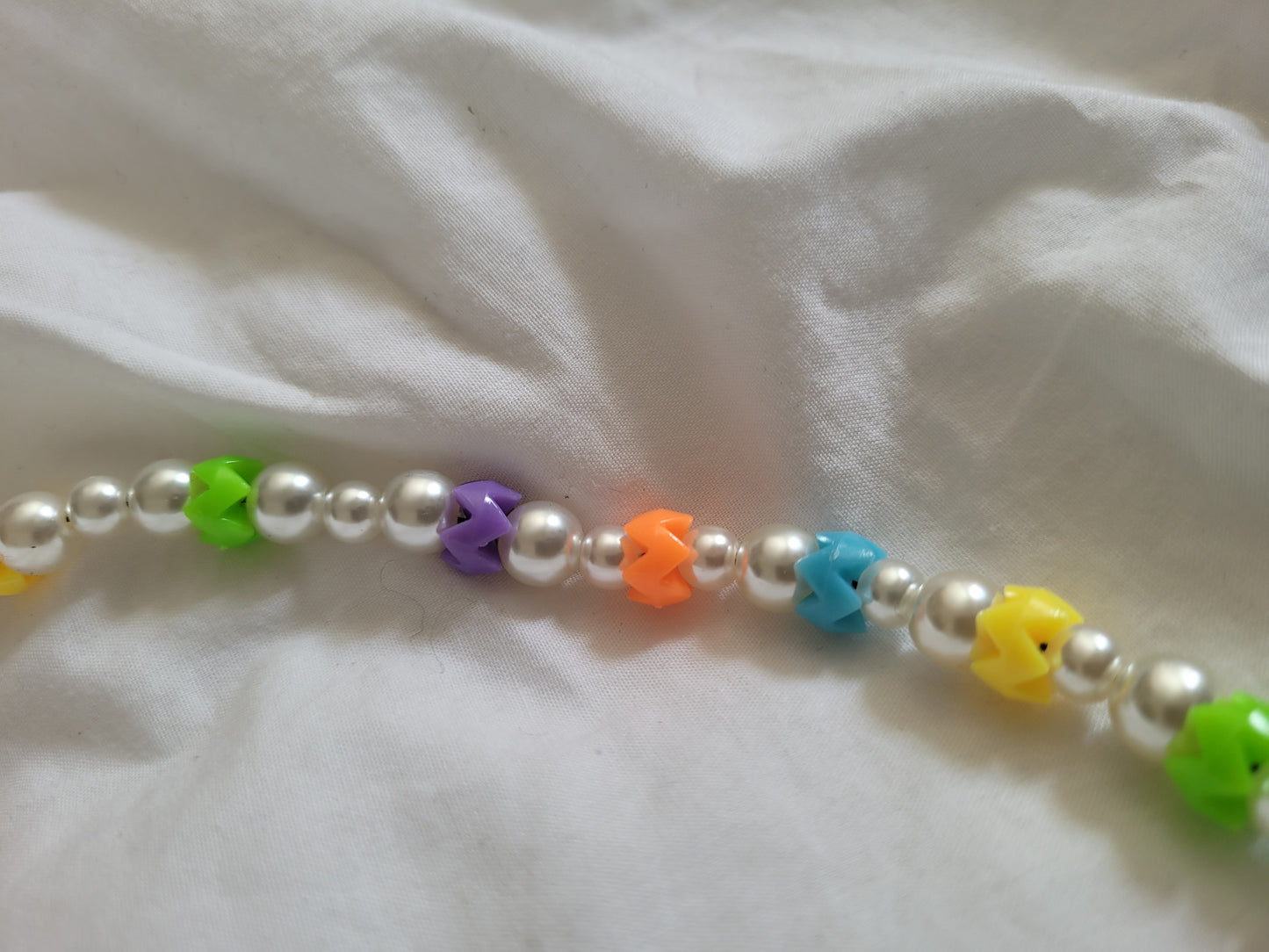 Collier multicolores rondelles