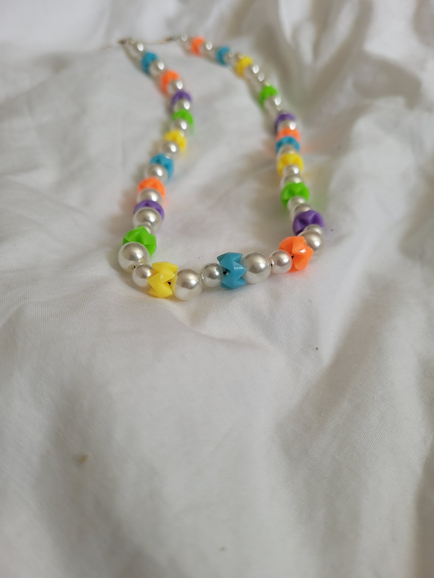 Collier multicolores rondelles