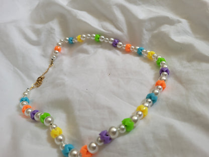 Collier multicolores rondelles