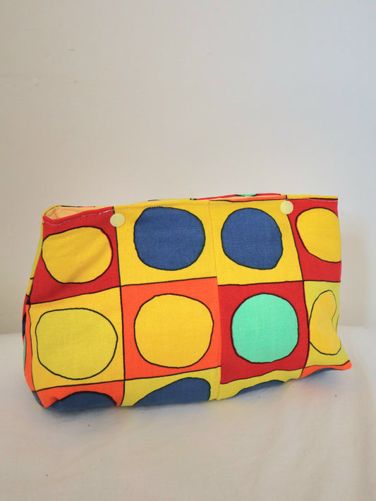 Pochette matelassée multicolore